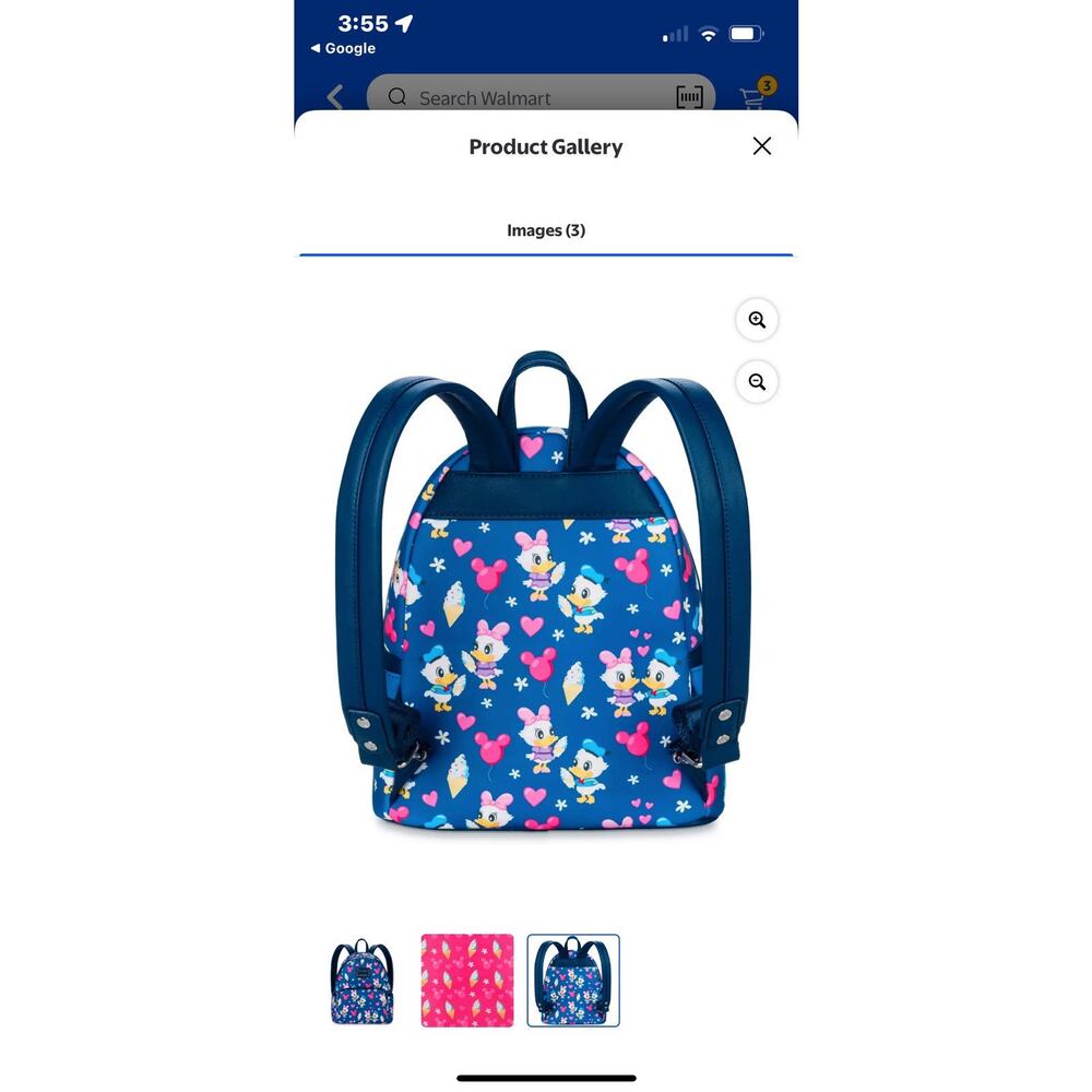 Disney Parks Donald Duck and Daisy Duck Loungefly Mini Backpack - Picture 8 of 8